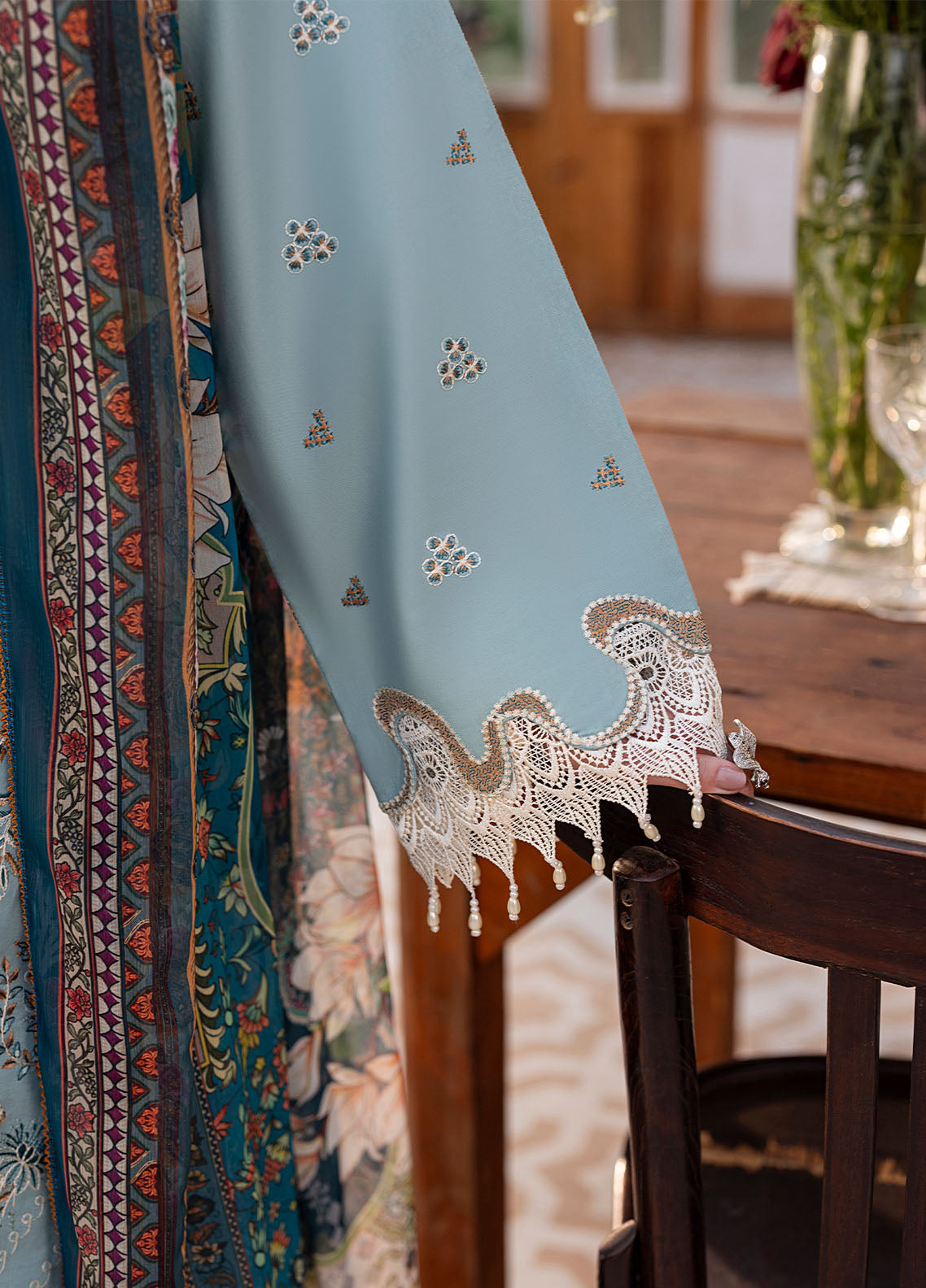 CT22005 Freesia - Roses De Feu | Unstitched Lawn | 3 Piece
