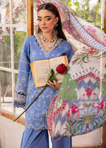 CT22001 Fleur - Roses De Feu | Unstitched Lawn | 3 Piece