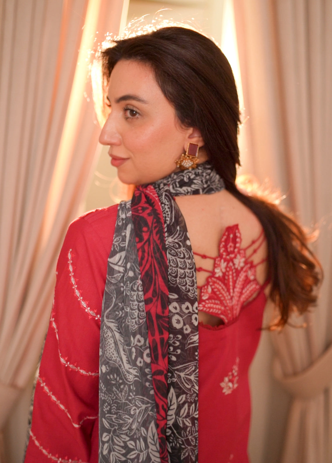 CT22003 Rosee - Roses De Feu | Unstitched Lawn | 3 Piece