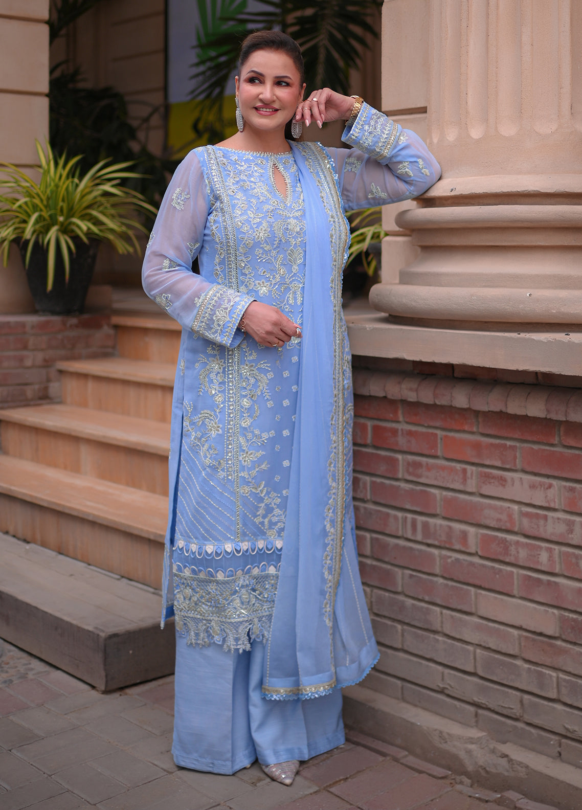 CT 25001 First Rain - At First Glance | Unstitched Chiffon | 3 Piece
