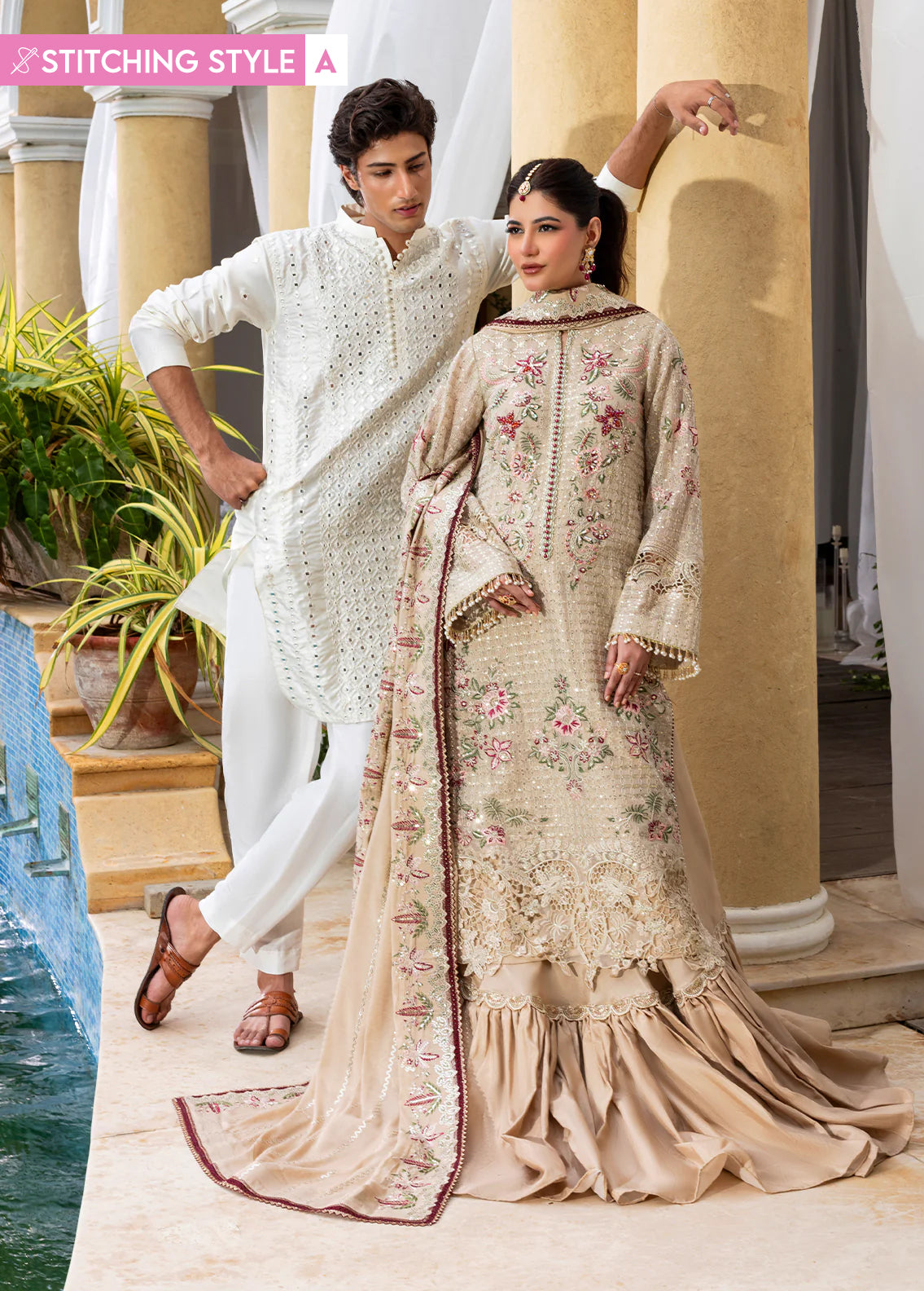 CT 29004 Veil of Romance - Haye Dil | Unstitched | 3 Piece