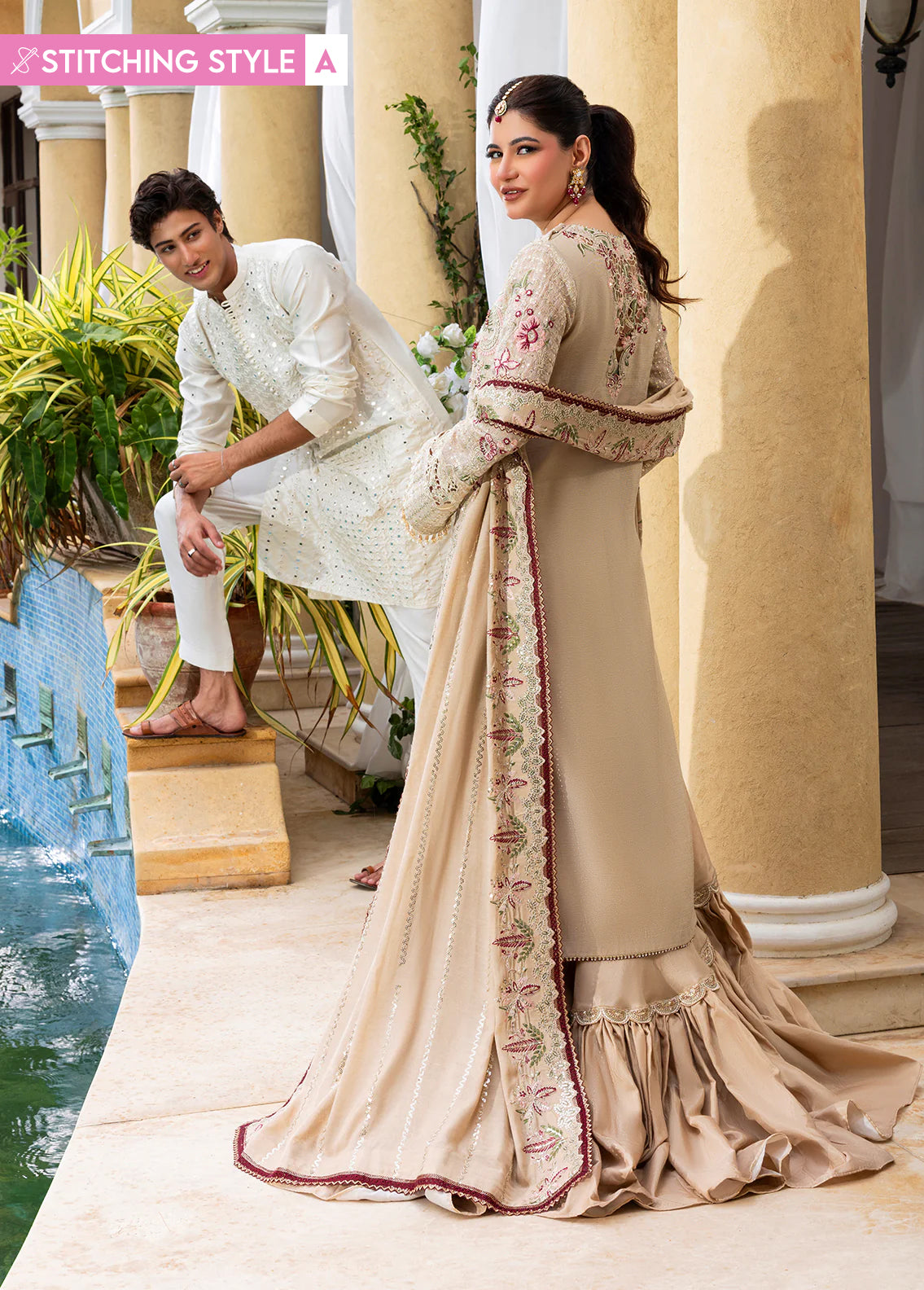CT 29004 Veil of Romance - Haye Dil | Unstitched | 3 Piece