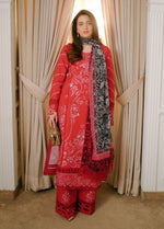 CT22003 Rosee - Roses De Feu | Unstitched Lawn | 3 Piece