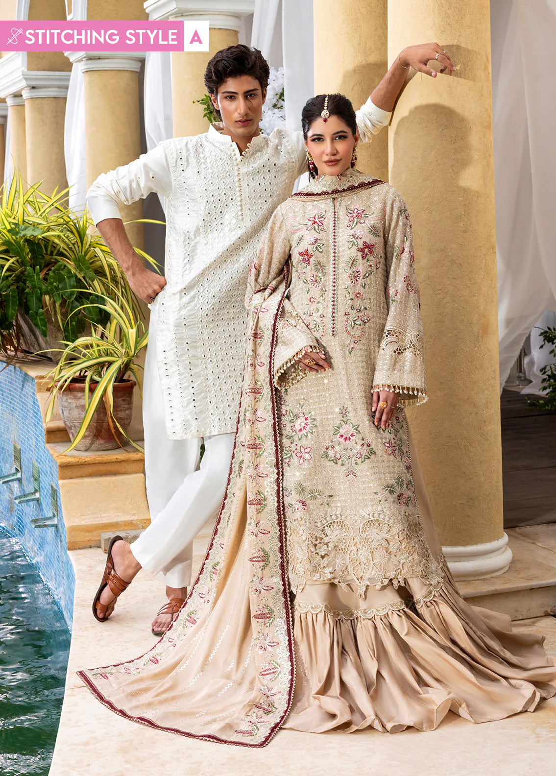 CT 29004 Veil of Romance - Haye Dil | Unstitched | 3 Piece