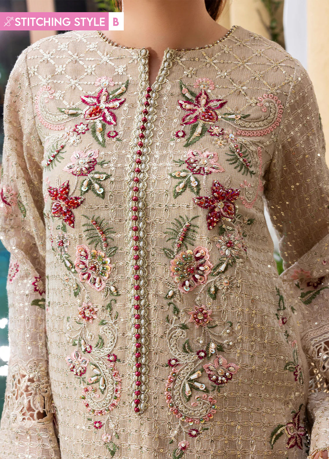 CT 29004 Veil of Romance - Haye Dil | Unstitched | 3 Piece