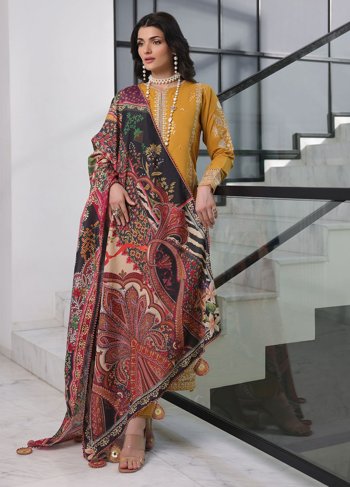 CT-11003 Amber - Sera | Unstitched | 3 Piece