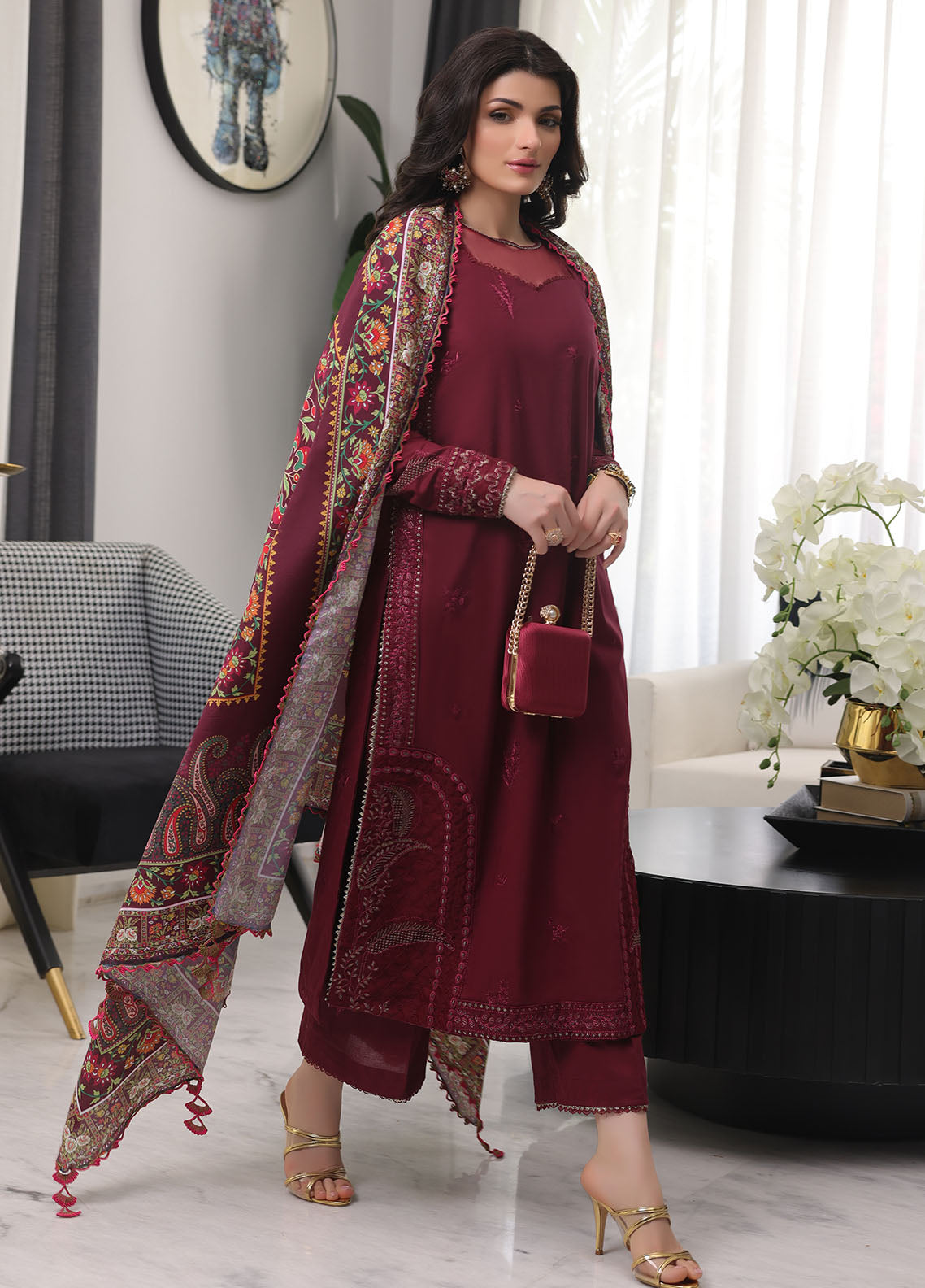 CT-11009 Sienna - Sera | Unstitched | 3 Piece