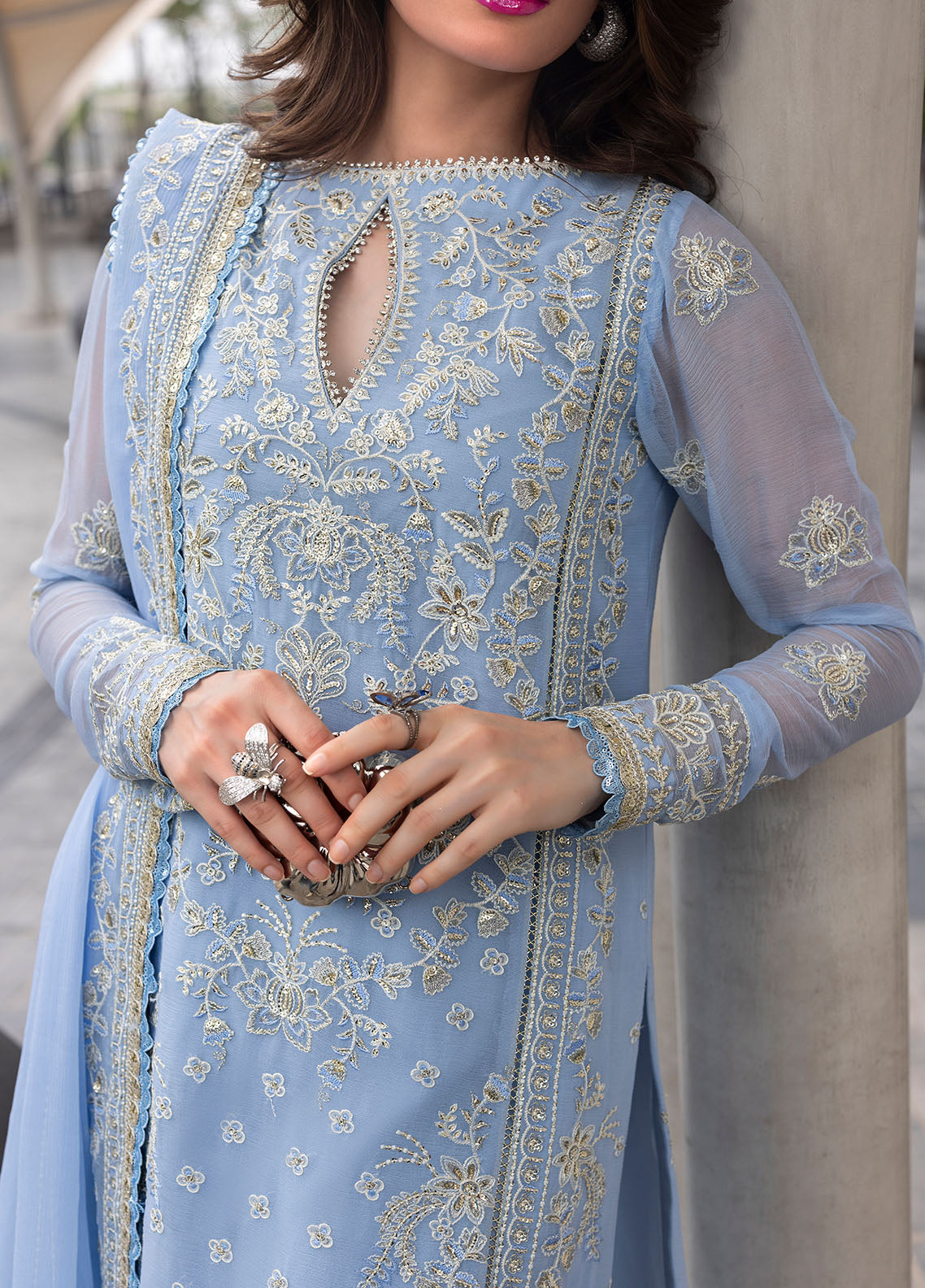 CT 25001 First Rain - At First Glance | Unstitched Chiffon | 3 Piece