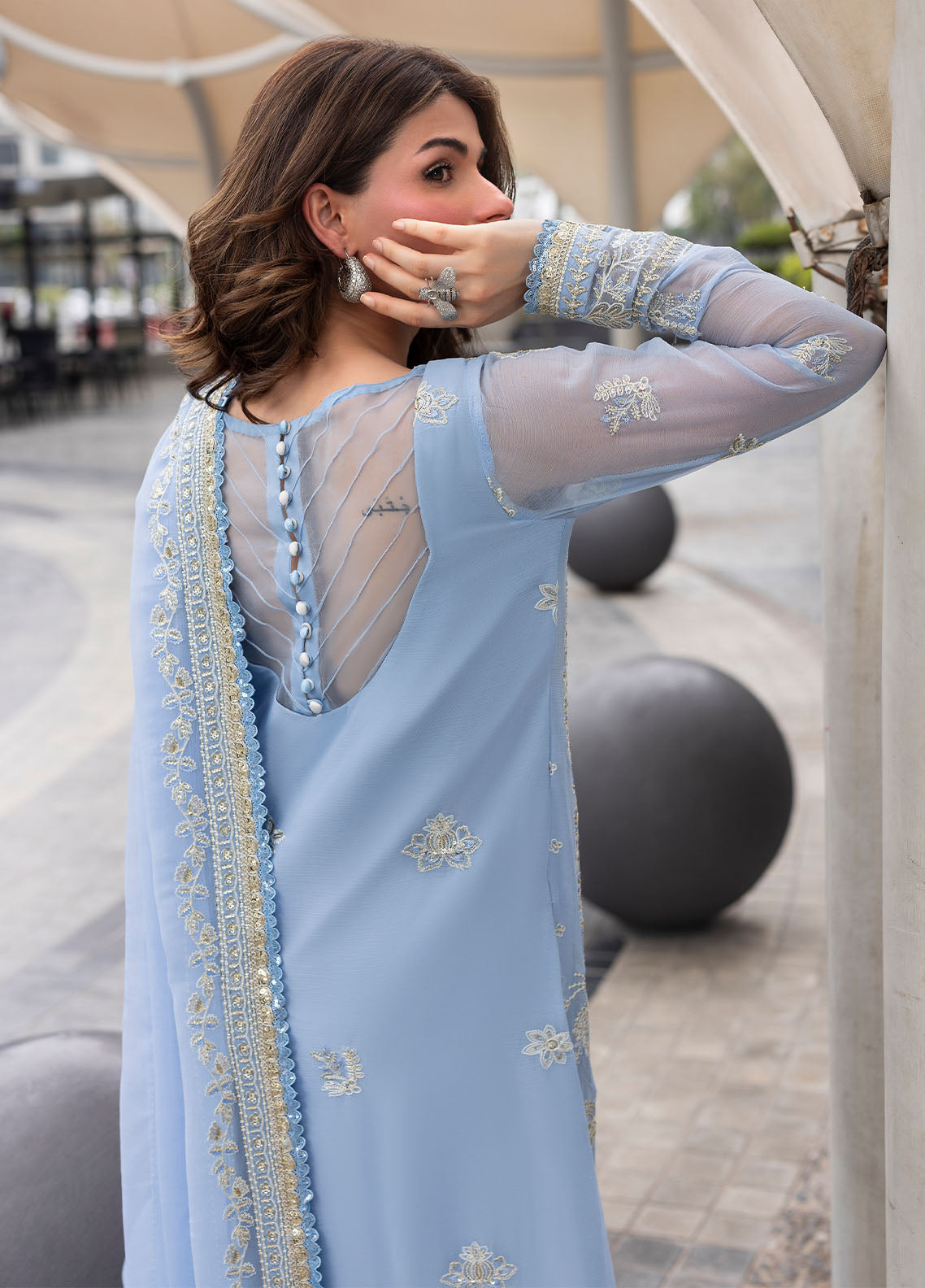 CT 25001 First Rain - At First Glance | Unstitched Chiffon | 3 Piece