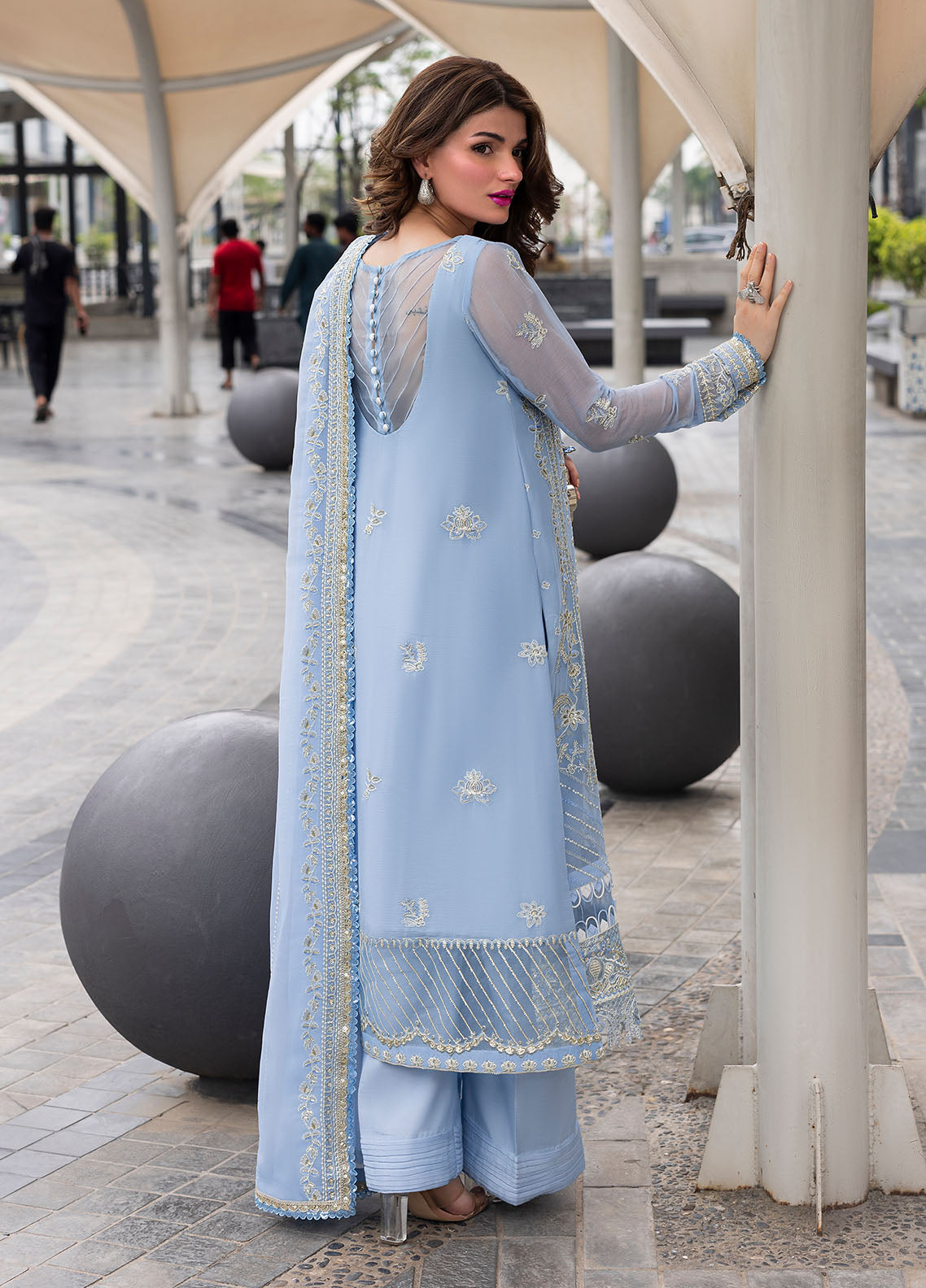 CT 25001 First Rain - At First Glance | Unstitched Chiffon | 3 Piece