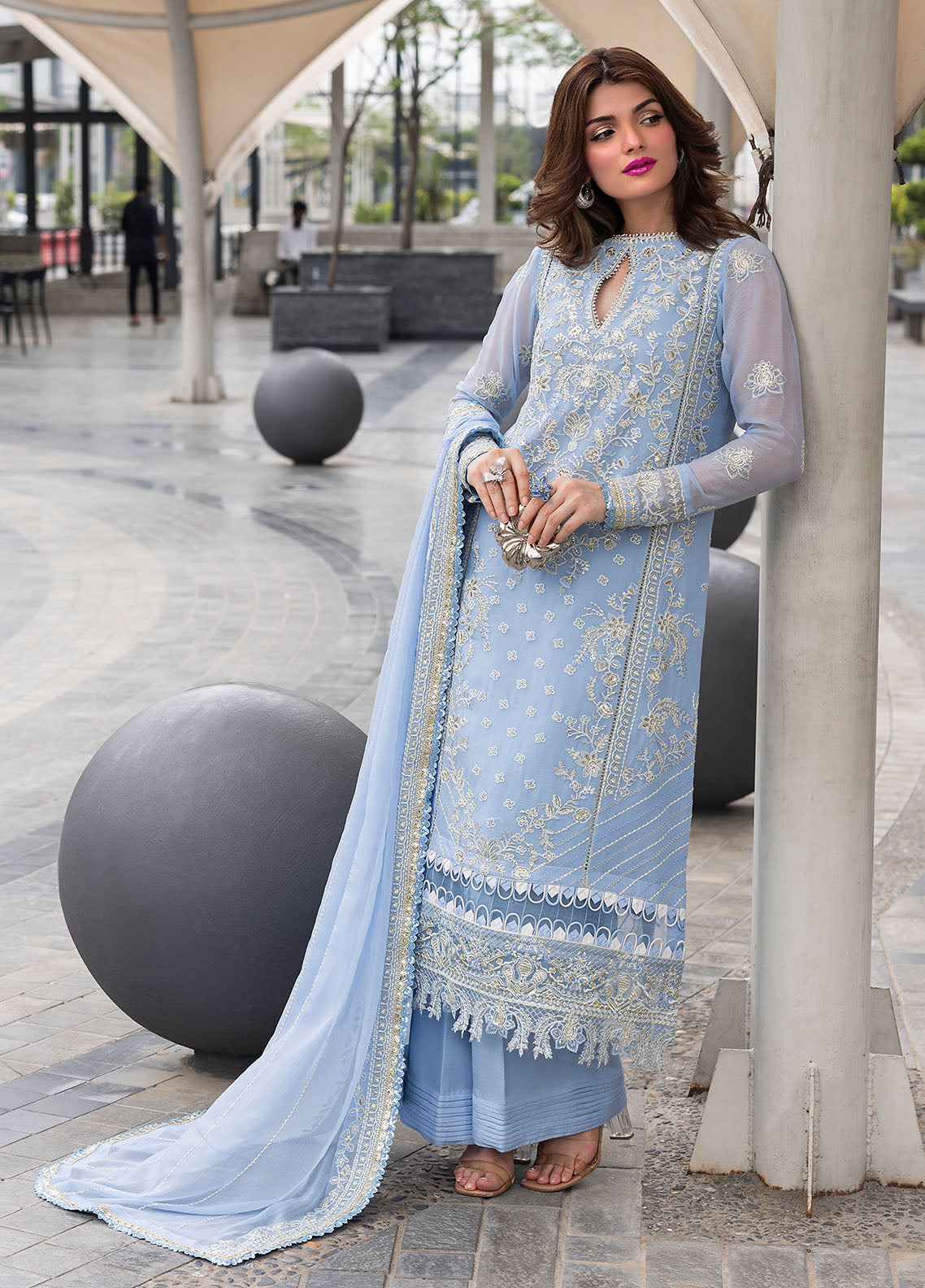 CT 25001 First Rain - At First Glance | Unstitched Chiffon | 3 Piece