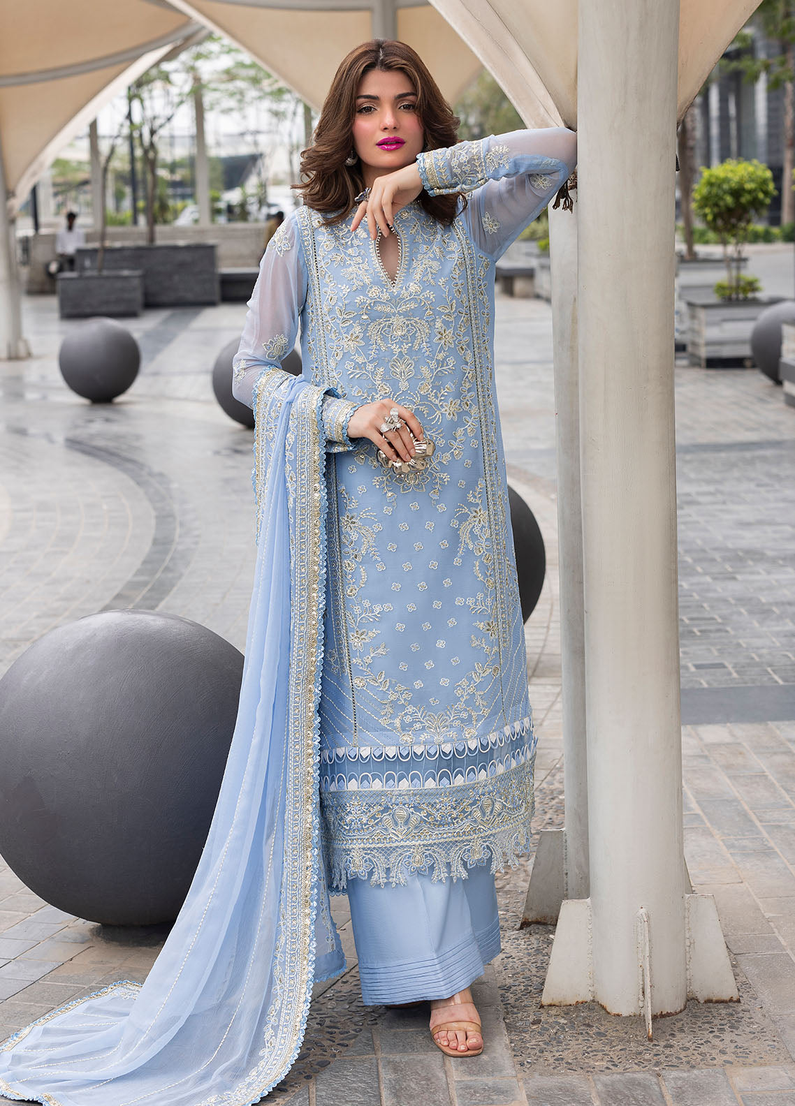 CT 25001 First Rain - At First Glance | Unstitched Chiffon | 3 Piece