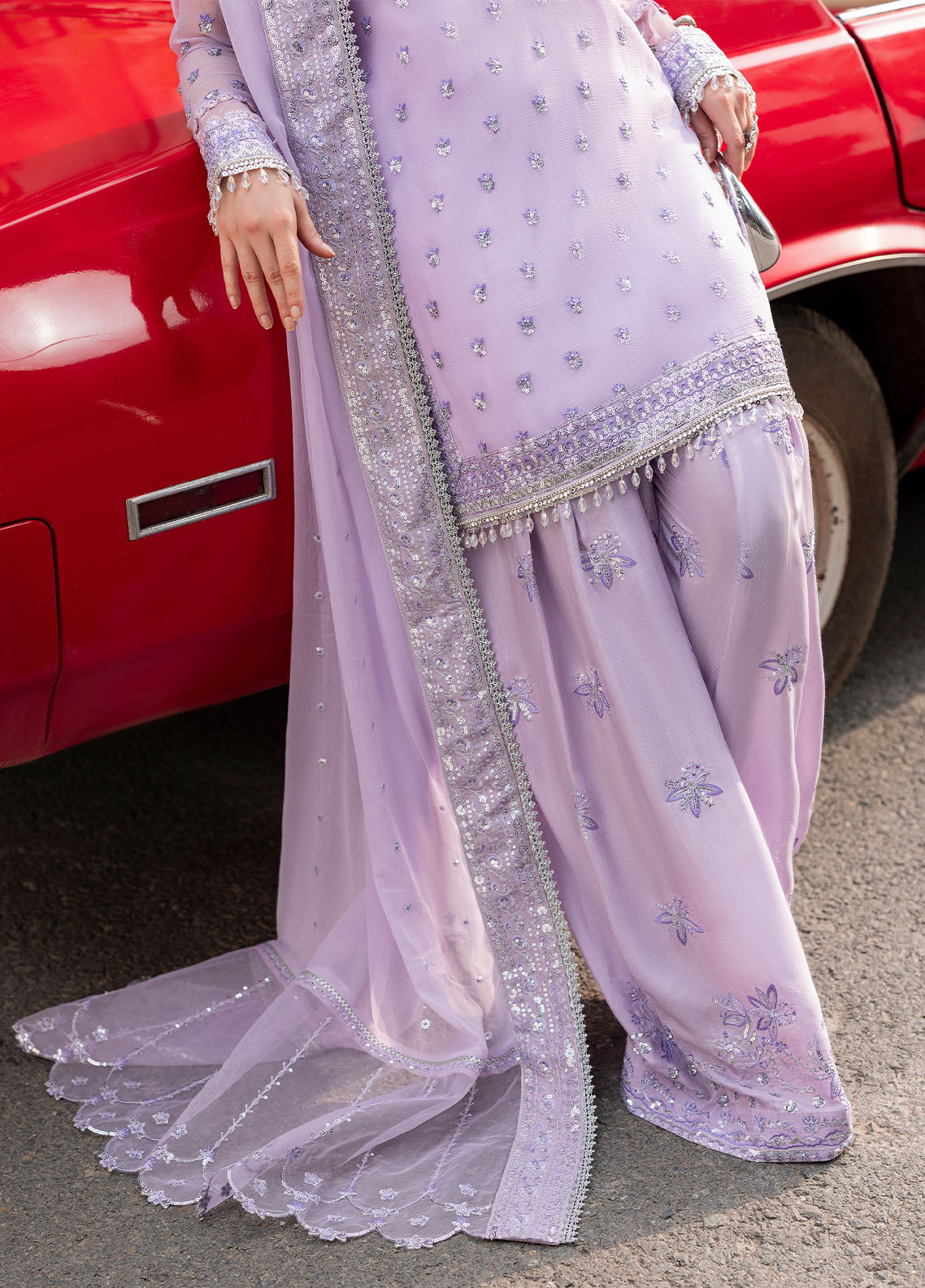 CT 25002 Lavendine - At First Glance | Unstitched Chiffon | 3 Piece