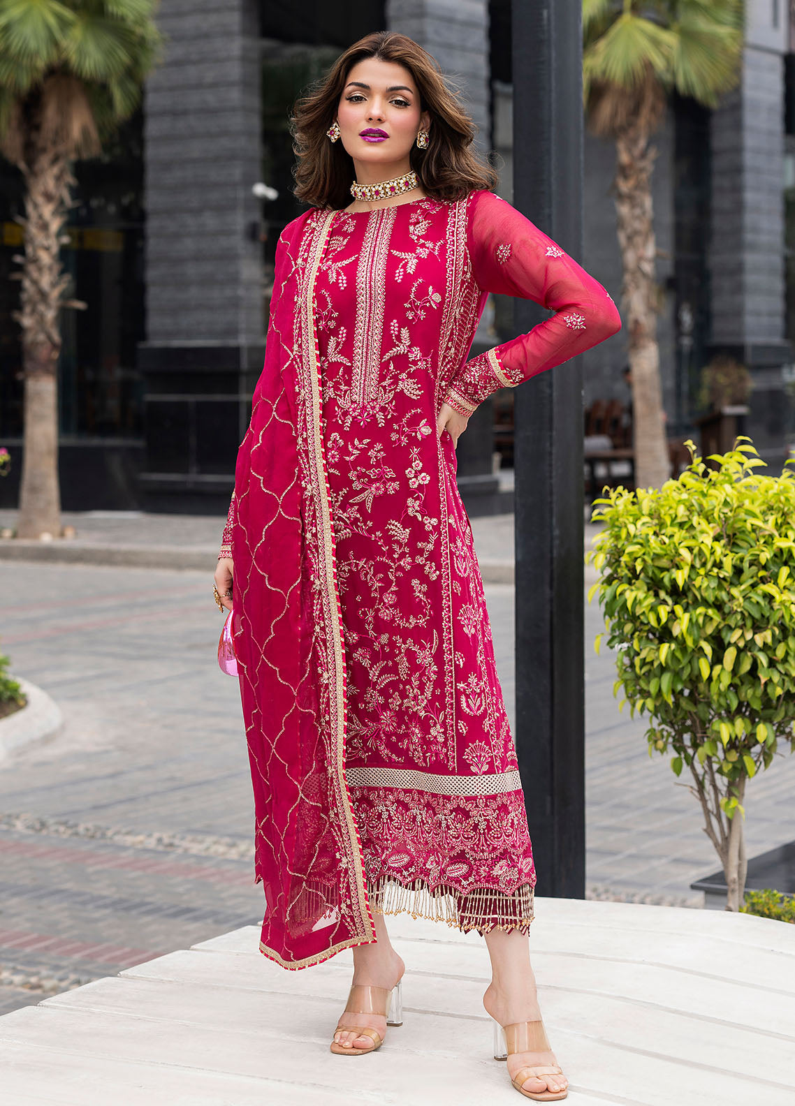CT 25003 Dousee - At First Glance | Unstitched Chiffon | 3 Piece