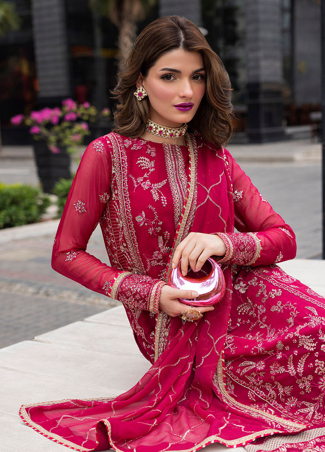 CT 25003 Dousee - At First Glance | Unstitched Chiffon | 3 Piece