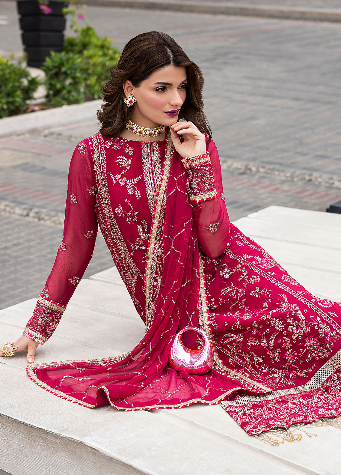 CT 25003 Dousee - At First Glance | Unstitched Chiffon | 3 Piece