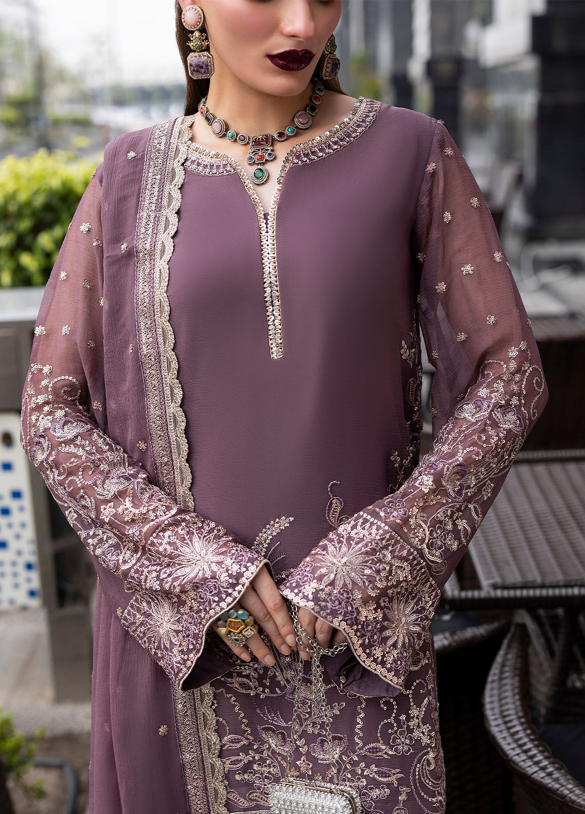 CT 25005 Roseate - At First Glance | Unstitched Chiffon | 3 Piece