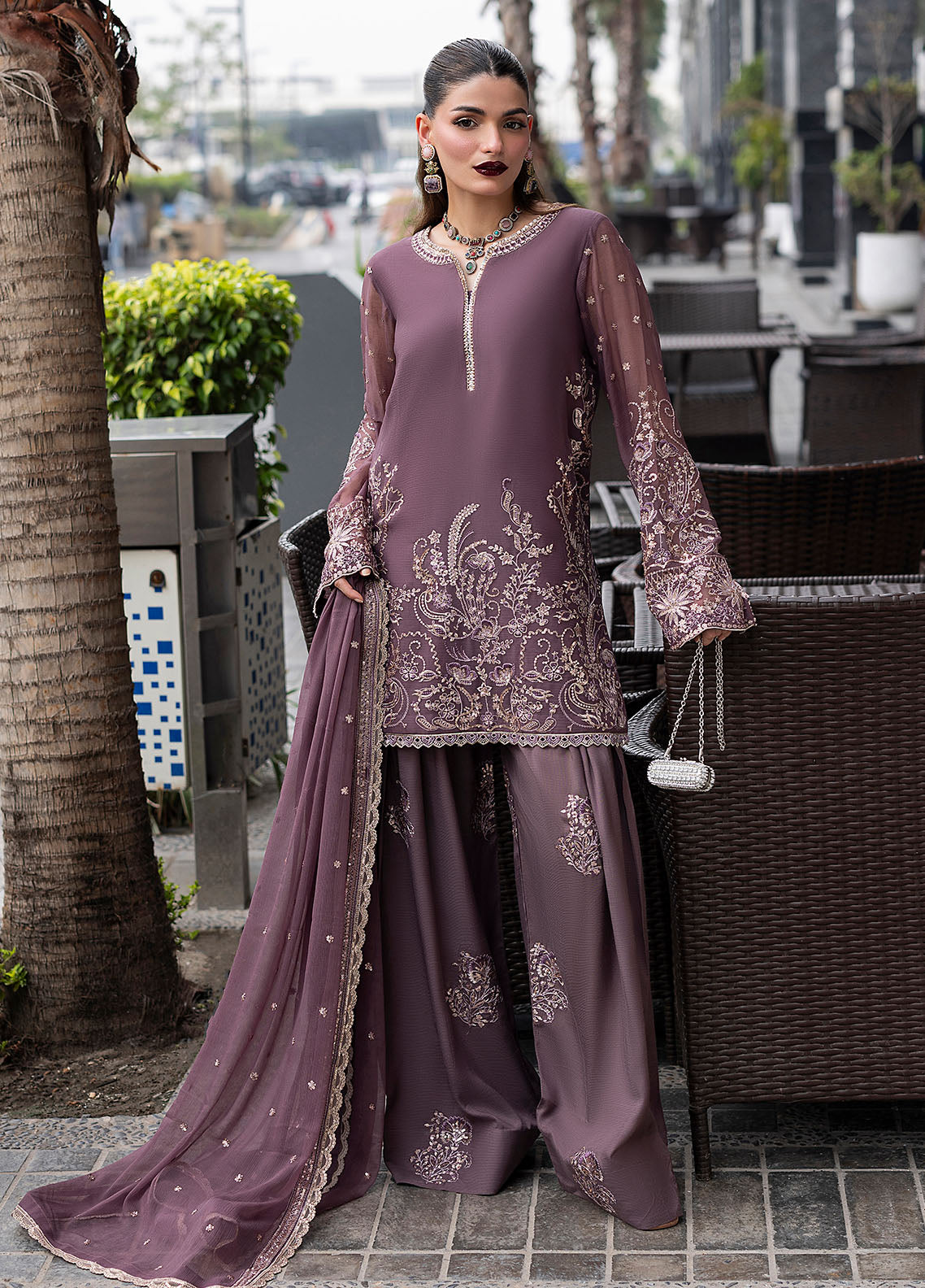 CT 25005 Roseate - At First Glance | Unstitched Chiffon | 3 Piece