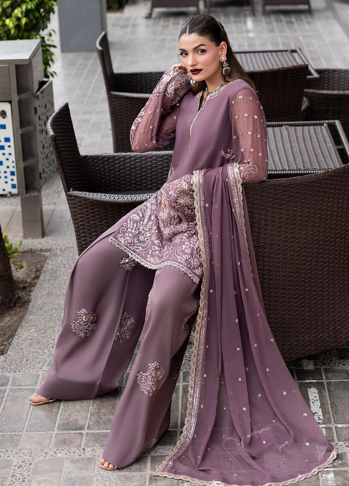 CT 25005 Roseate - At First Glance | Unstitched Chiffon | 3 Piece