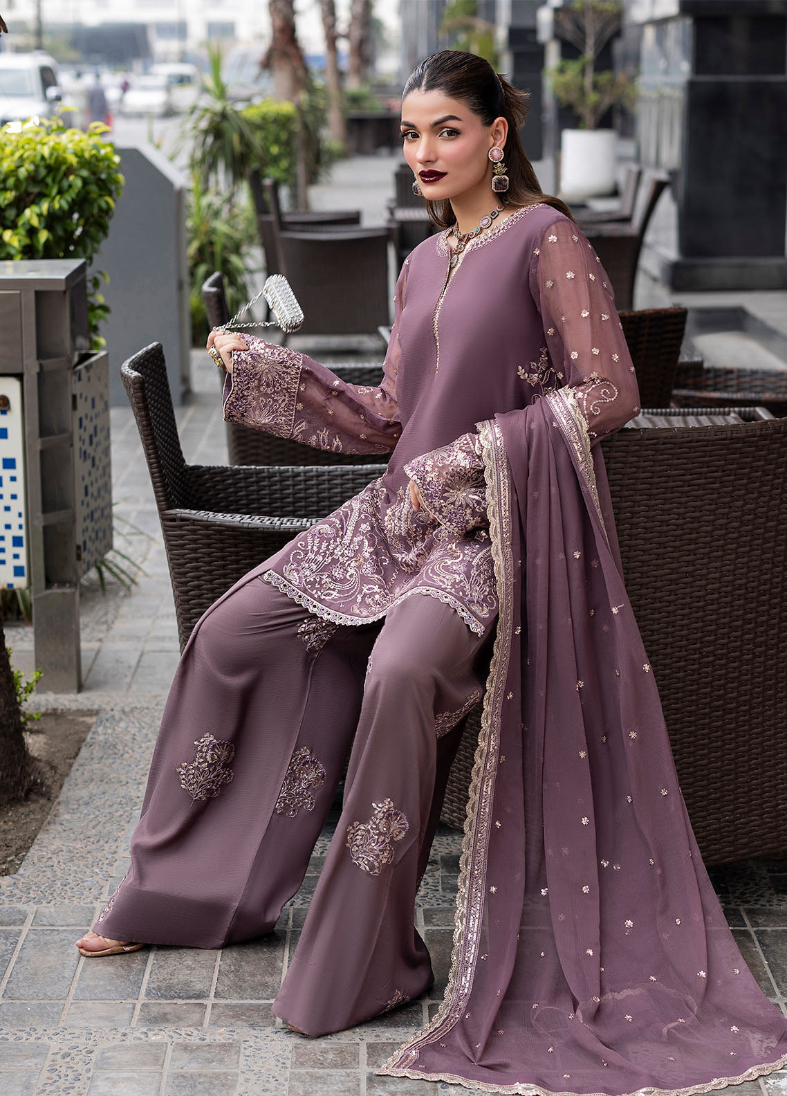 CT 25005 Roseate - At First Glance | Unstitched Chiffon | 3 Piece