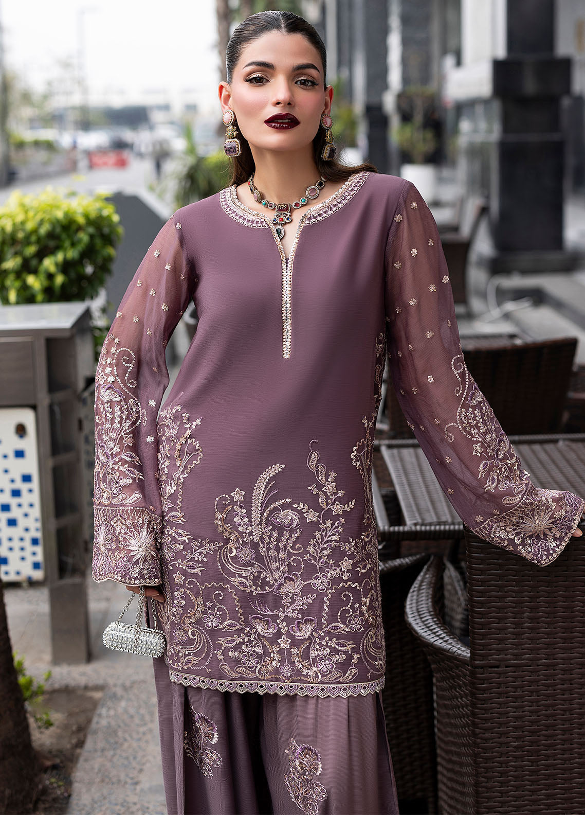CT 25005 Roseate - At First Glance | Unstitched Chiffon | 3 Piece