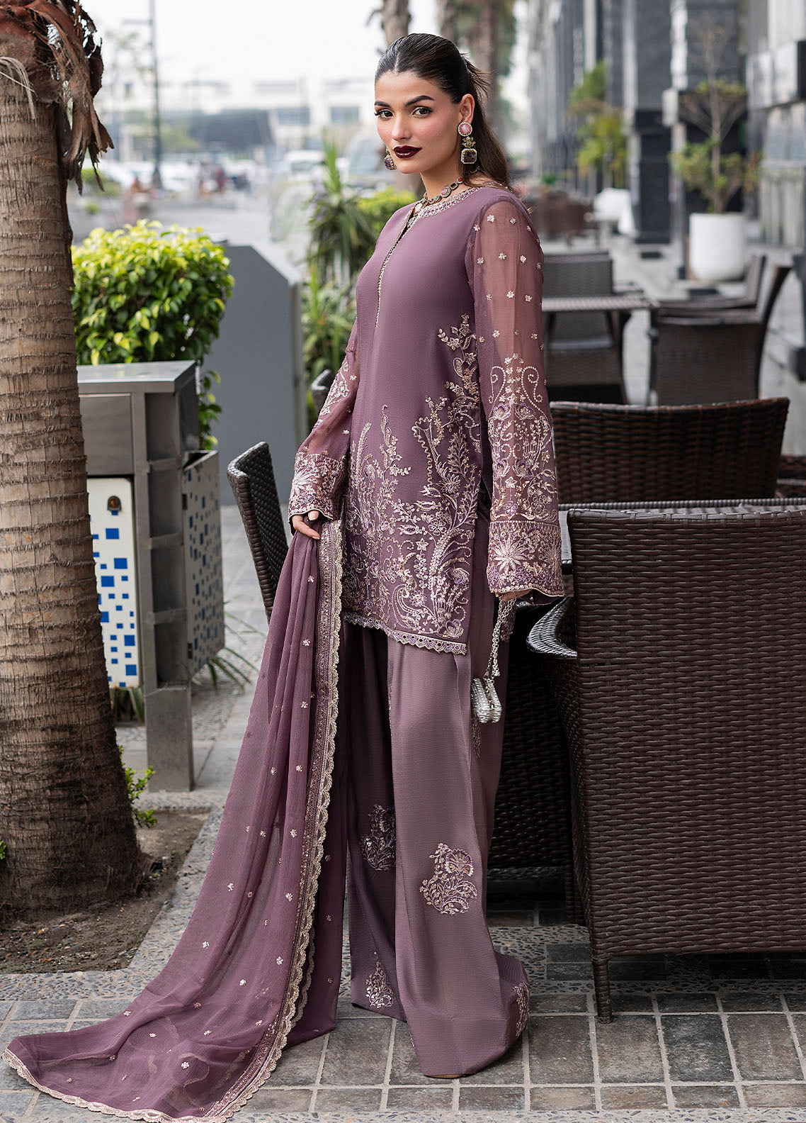CT 25005 Roseate - At First Glance | Unstitched Chiffon | 3 Piece