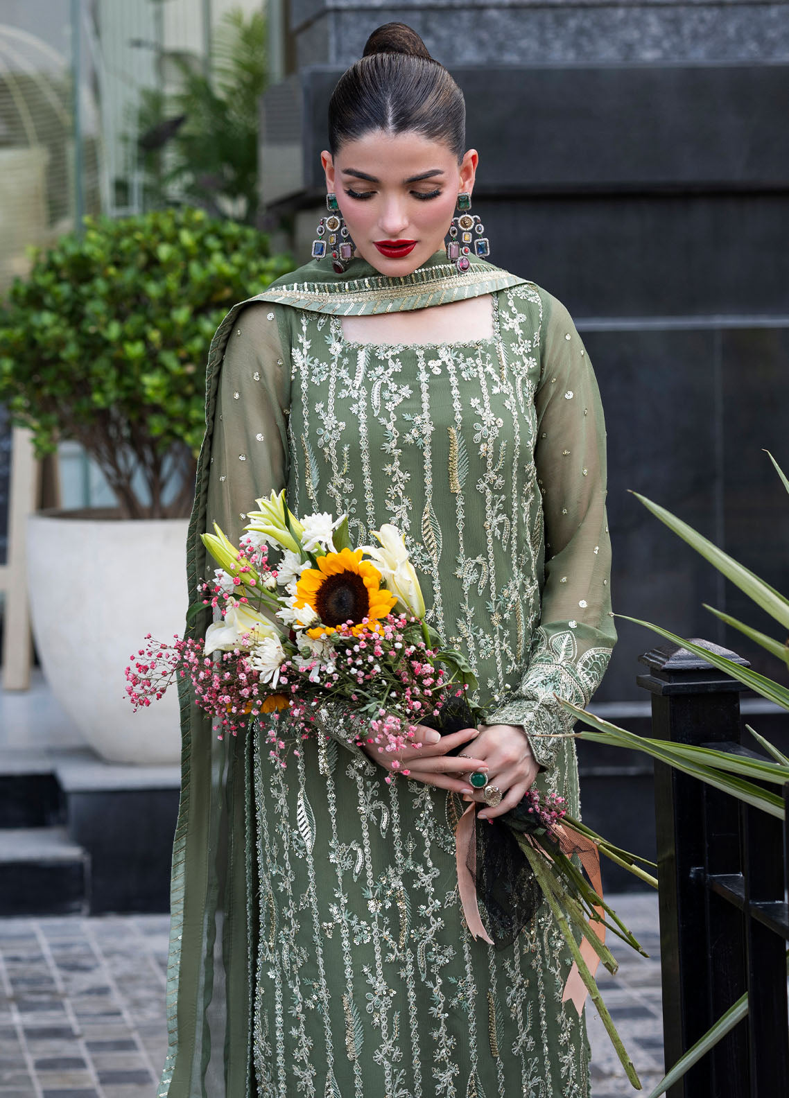 CT 25006 Mist - At First Glance | Unstitched Chiffon | 3 Piece