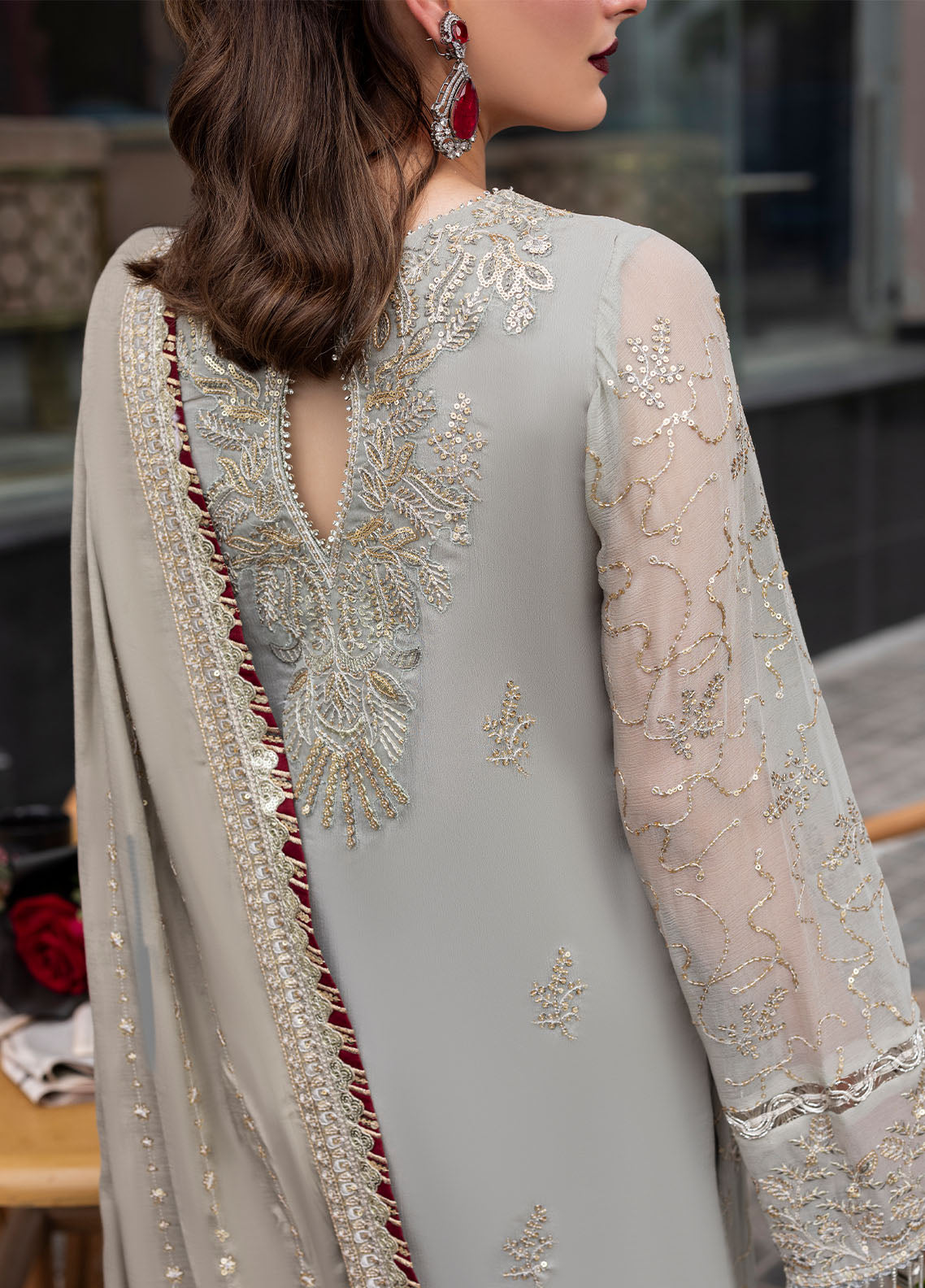 CT 25007 Dew - At First Glance | Unstitched Chiffon | 3 Piece