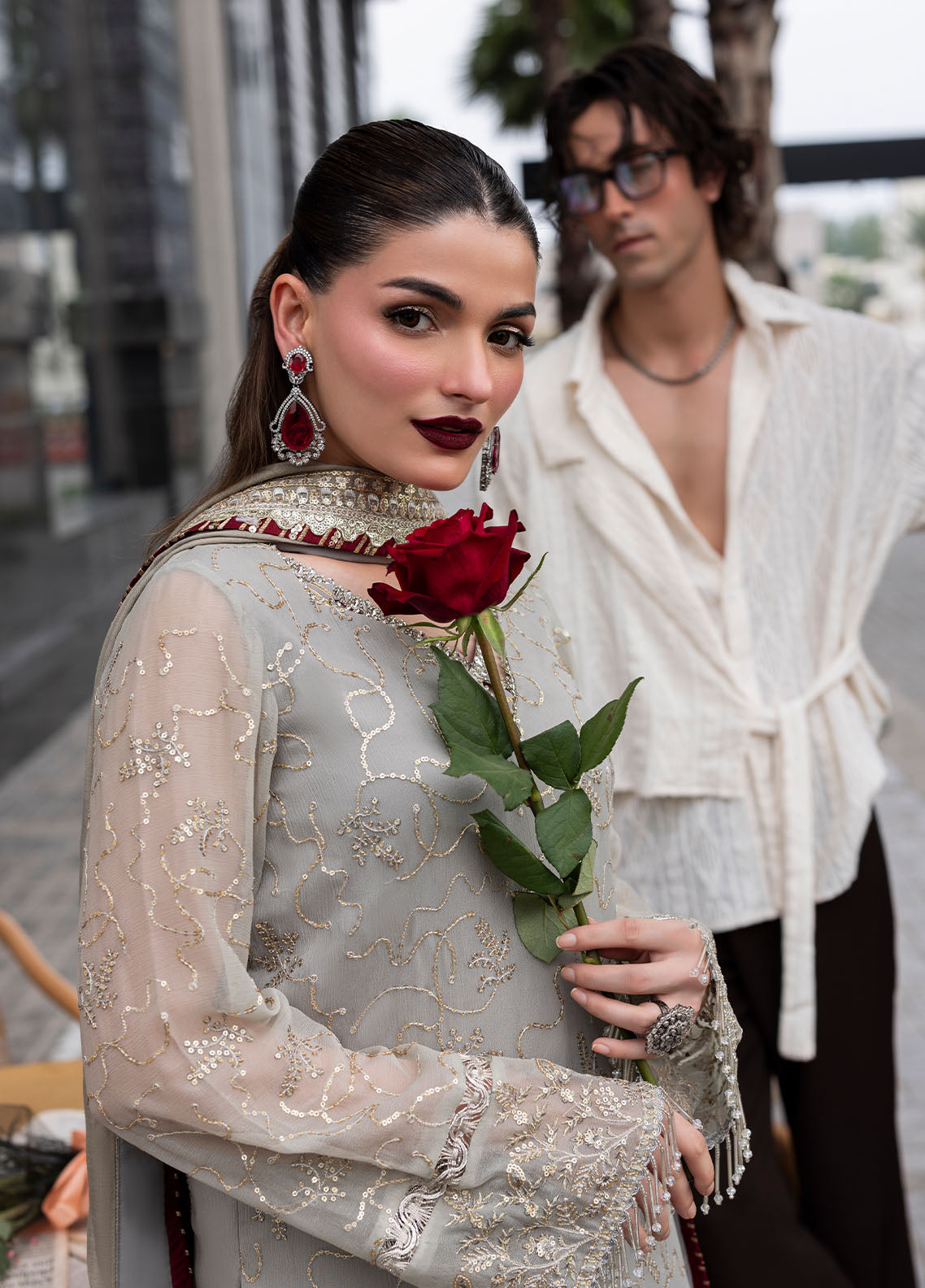 CT 25007 Dew - At First Glance | Unstitched Chiffon | 3 Piece
