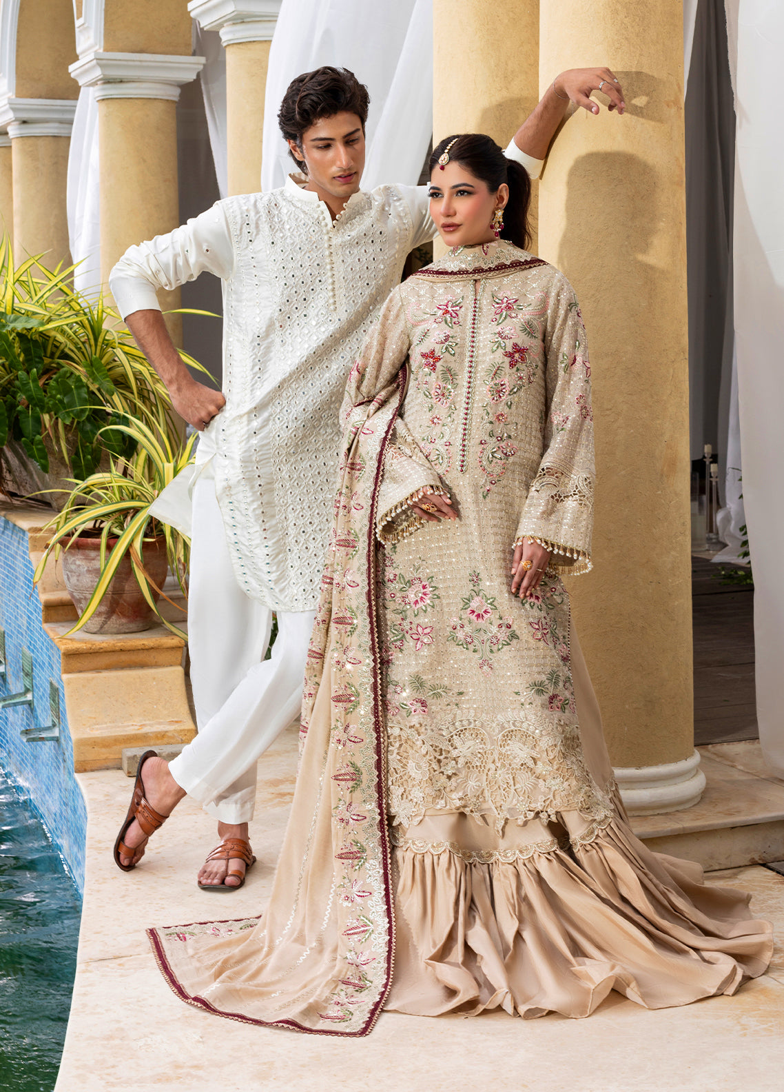 CT 29004 Veil of Romance - Haye Dil | Unstitched | 3 Piece