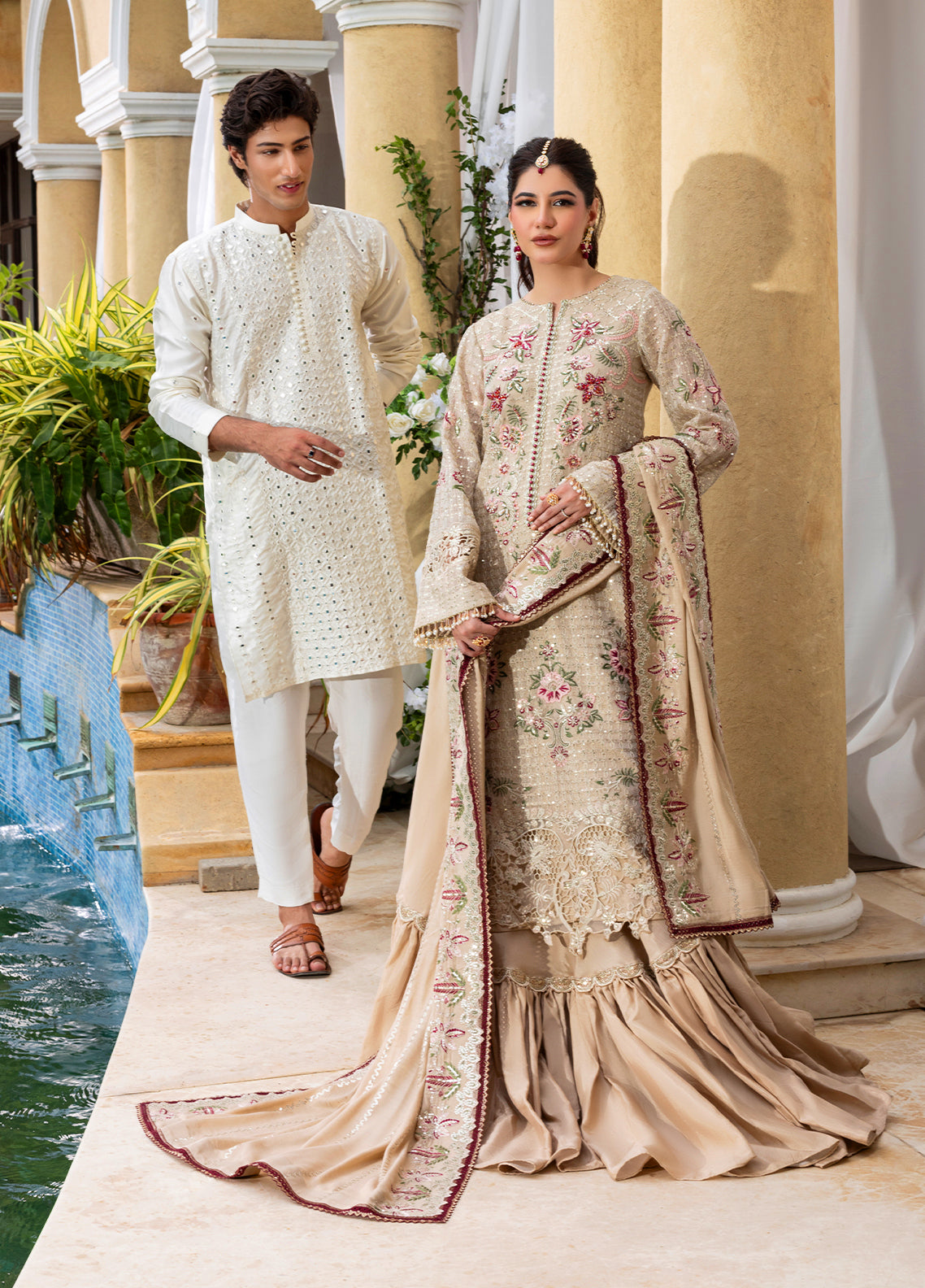 CT 29004 Veil of Romance - Haye Dil | Unstitched | 3 Piece