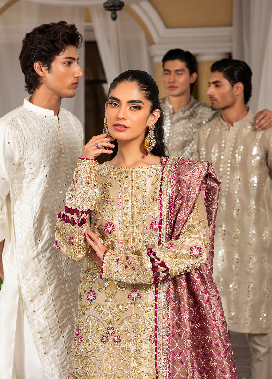 CT 29005 Gold Love - Haye Dil | Unstitched | 3 Piece