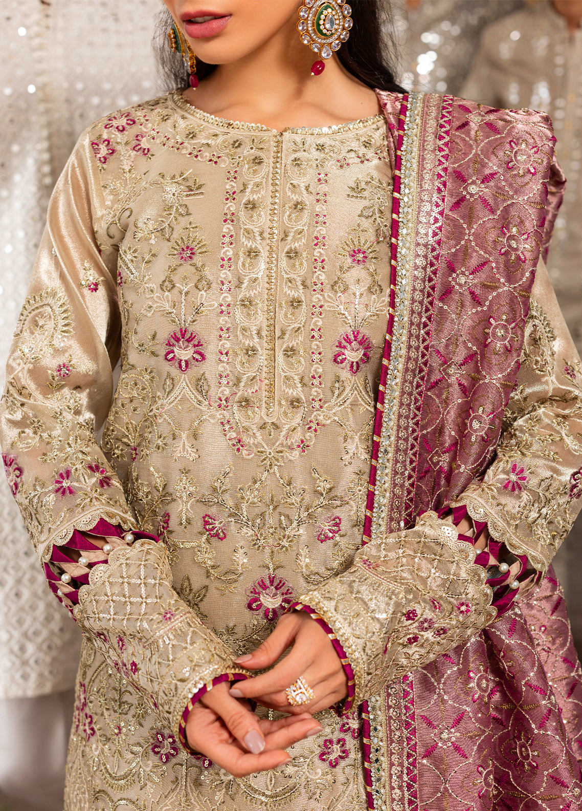 CT 29005 Gold Love - Haye Dil | Unstitched | 3 Piece