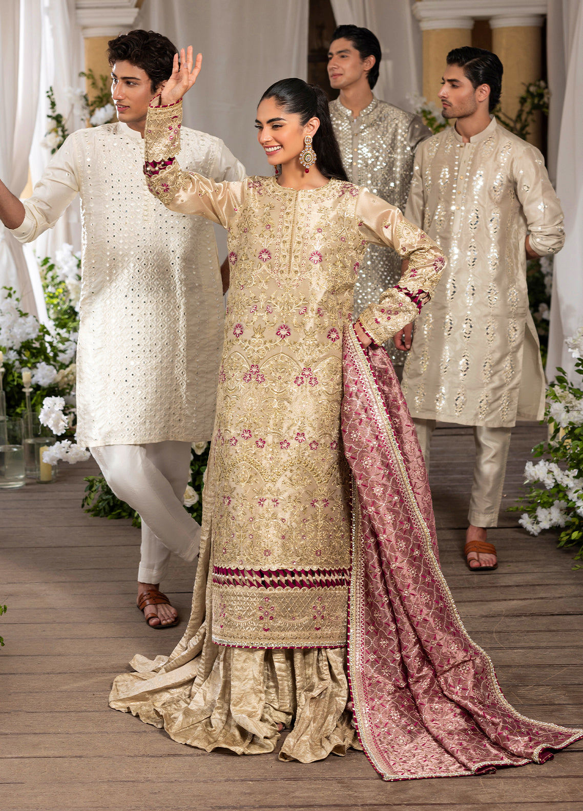 CT 29005 Gold Love - Haye Dil | Unstitched | 3 Piece