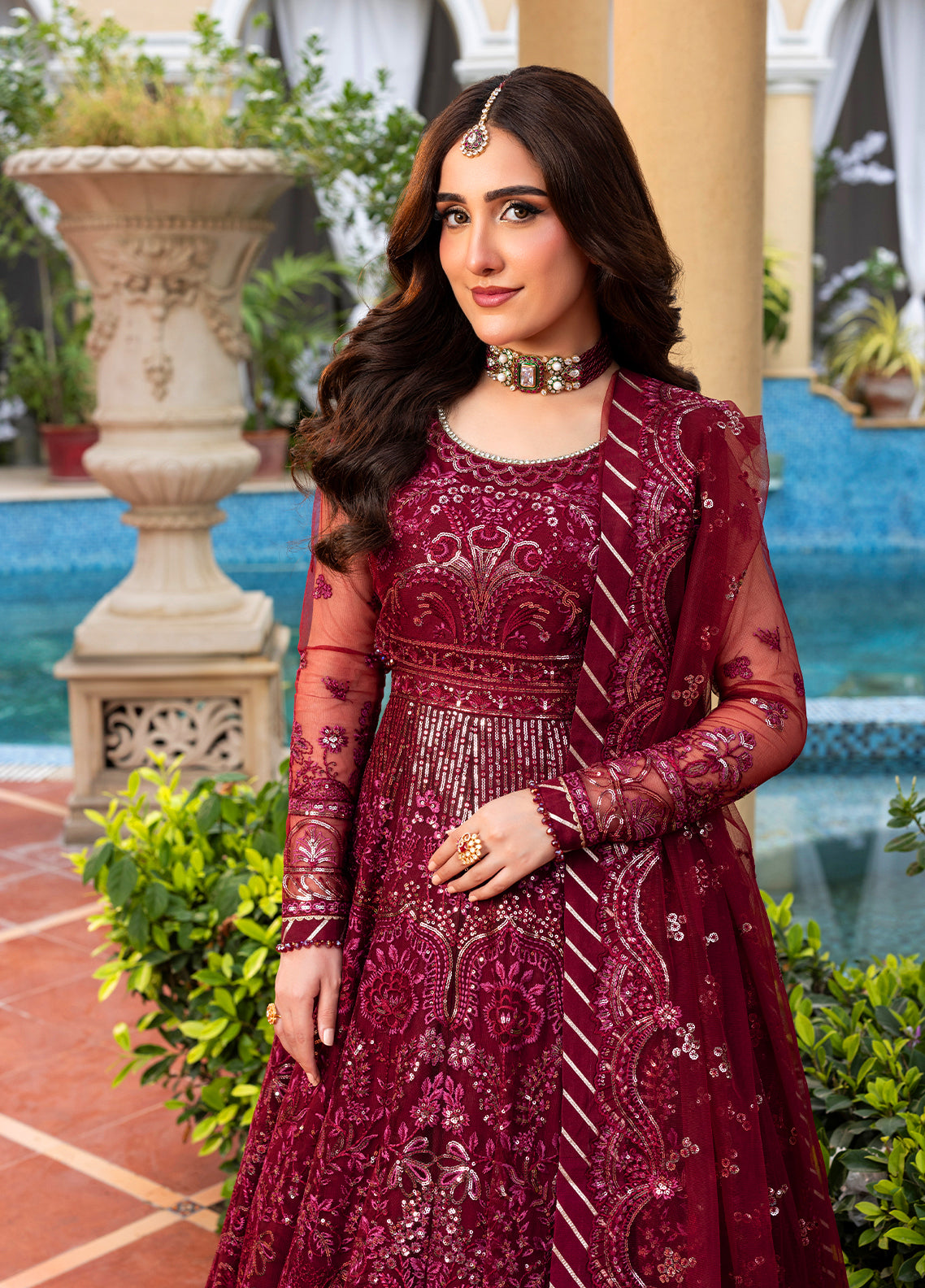 CT 29009 Crimson HeartBeat - Haye Dil | Unstitched | 3 Piece