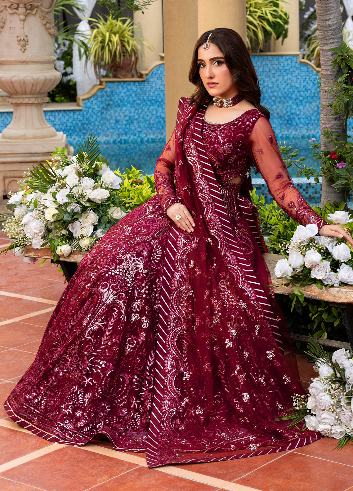 CT 29009 Crimson HeartBeat - Haye Dil | Unstitched | 3 Piece