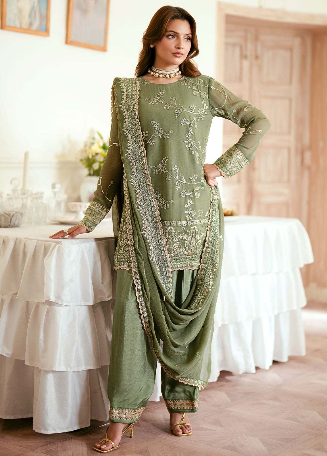 EL-1801 Vianna - Elinor | Unstitched | 3 Piece