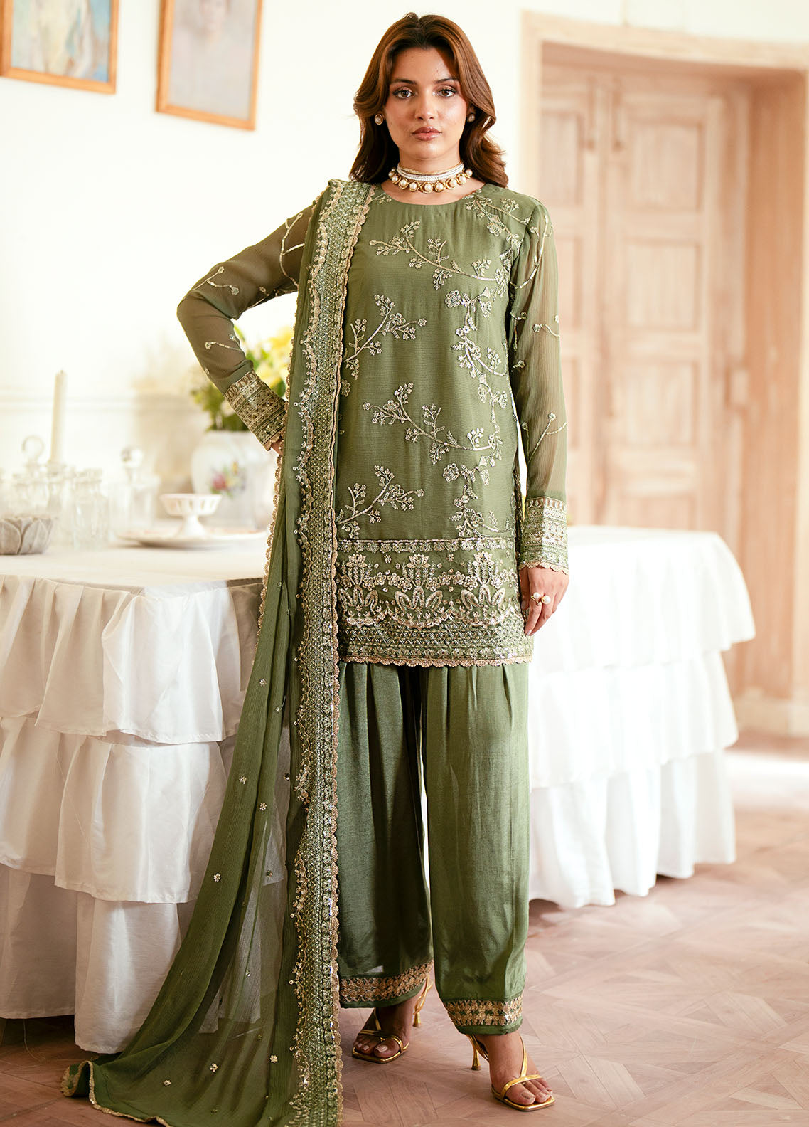 EL-1801 Vianna - Elinor | Unstitched | 3 Piece