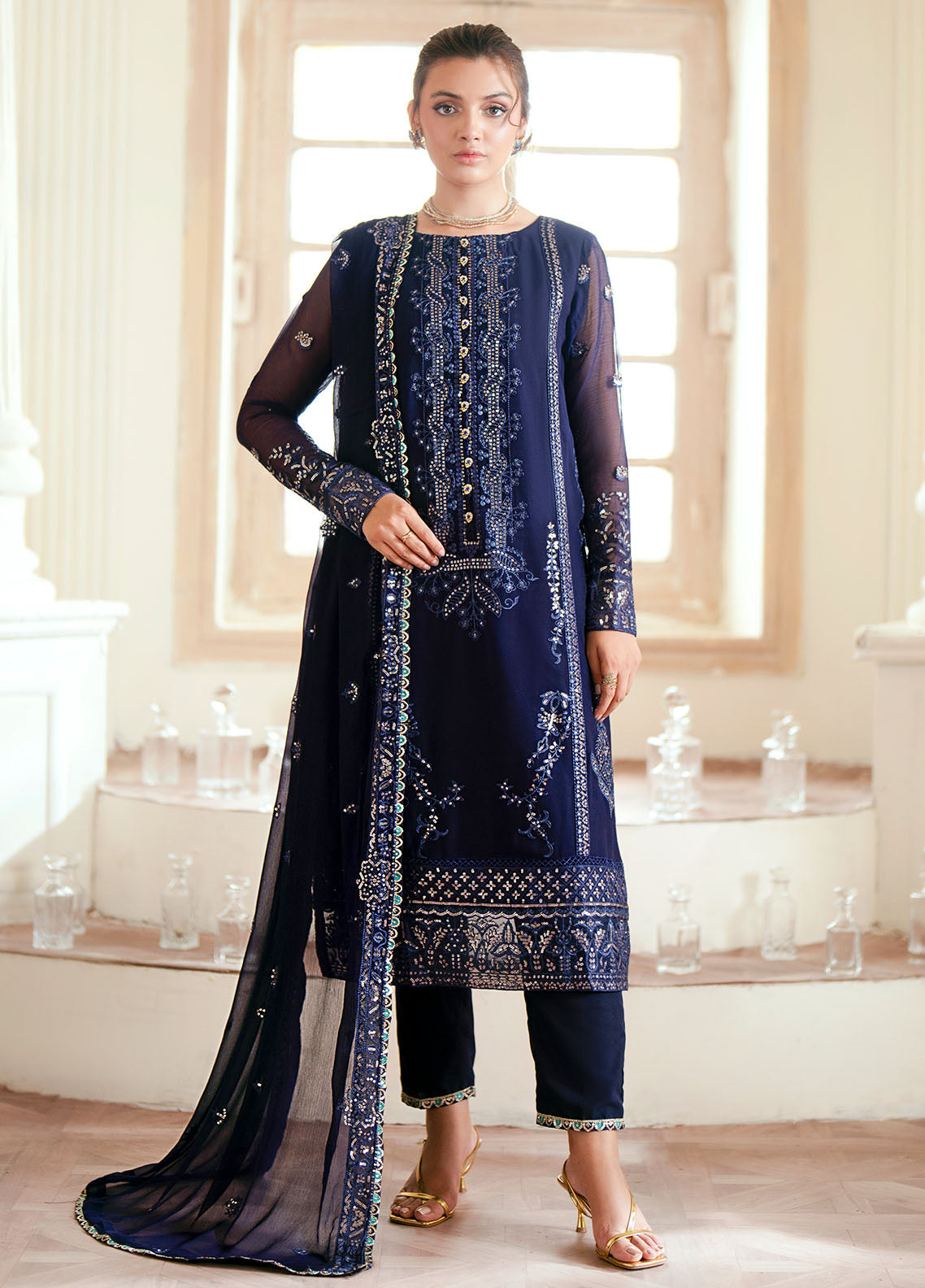 EL-1803 Aveline - Elinor | Unstitched | 3 Piece