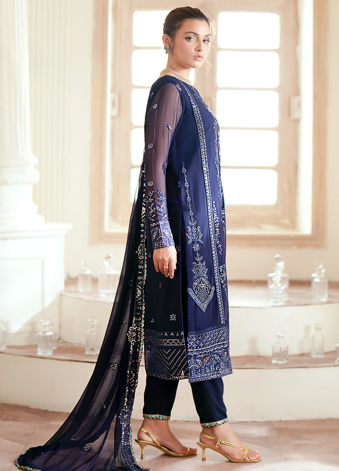 EL-1803 Aveline - Elinor | Unstitched | 3 Piece