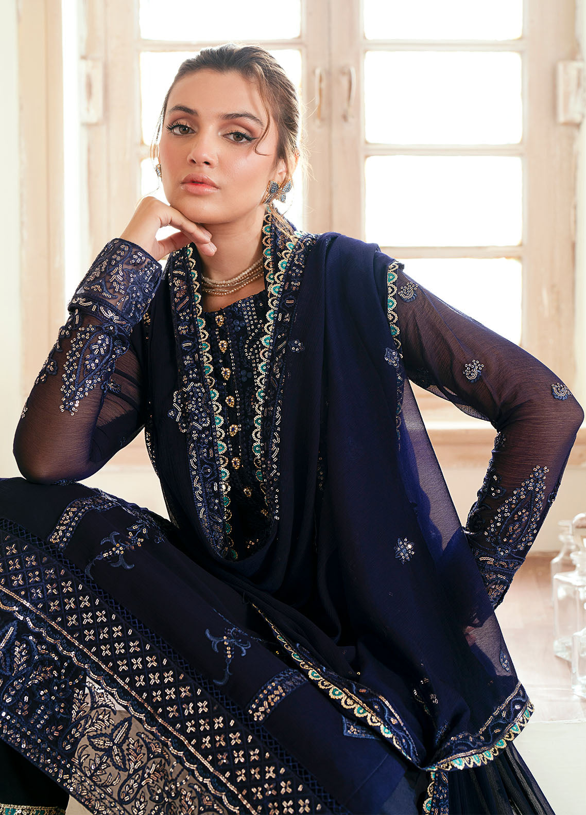 EL-1803 Aveline - Elinor | Unstitched | 3 Piece