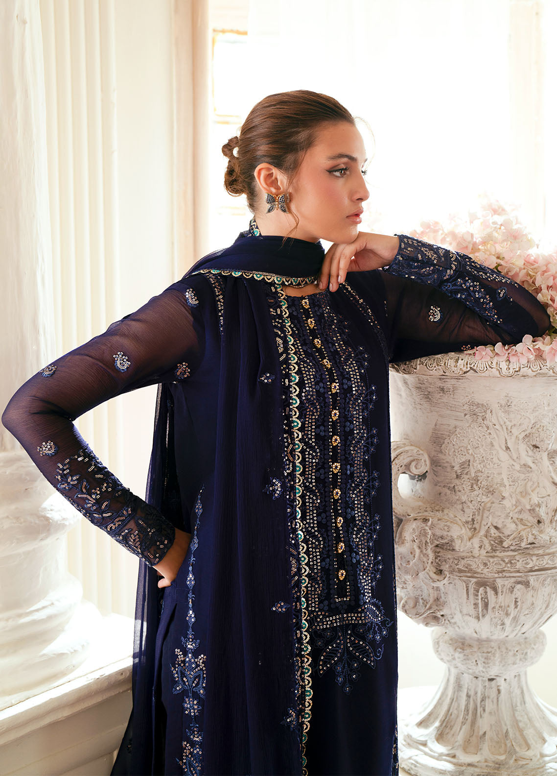 EL-1803 Aveline - Elinor | Unstitched | 3 Piece