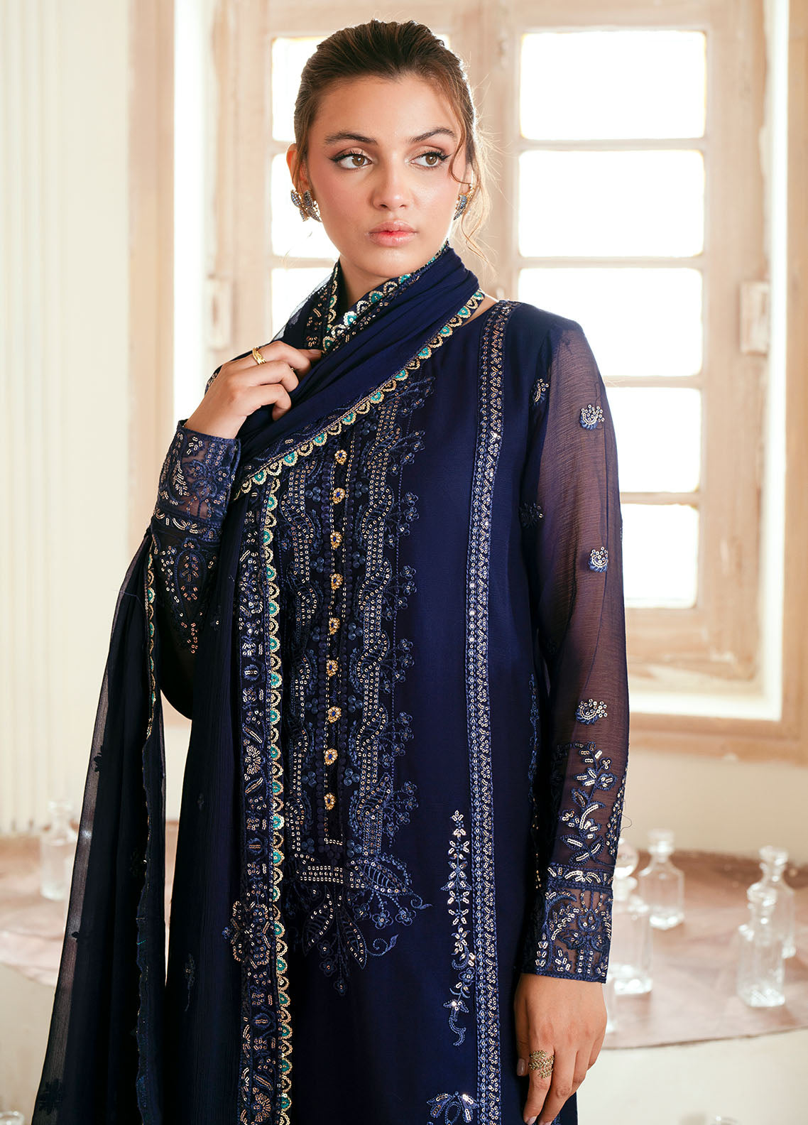 EL-1803 Aveline - Elinor | Unstitched | 3 Piece