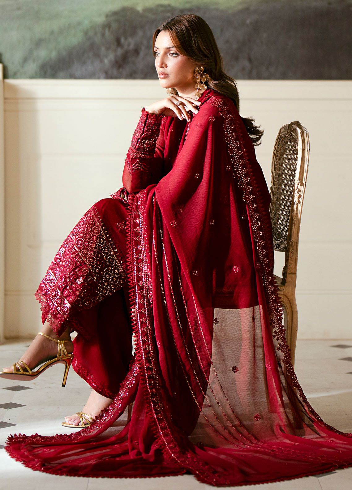 EL-1804 Roselyn - Elinor | Unstitched | 3 Piece
