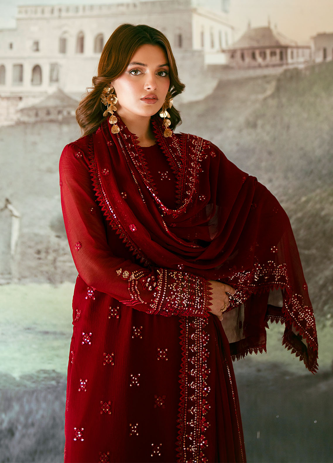 EL-1804 Roselyn - Elinor | Unstitched | 3 Piece