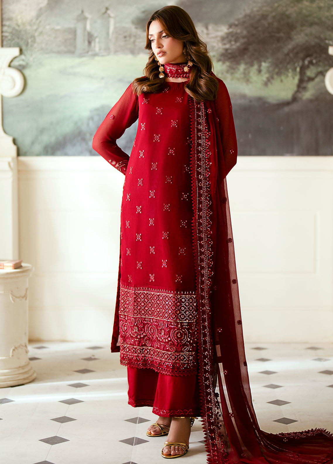 EL-1804 Roselyn - Elinor | Unstitched | 3 Piece