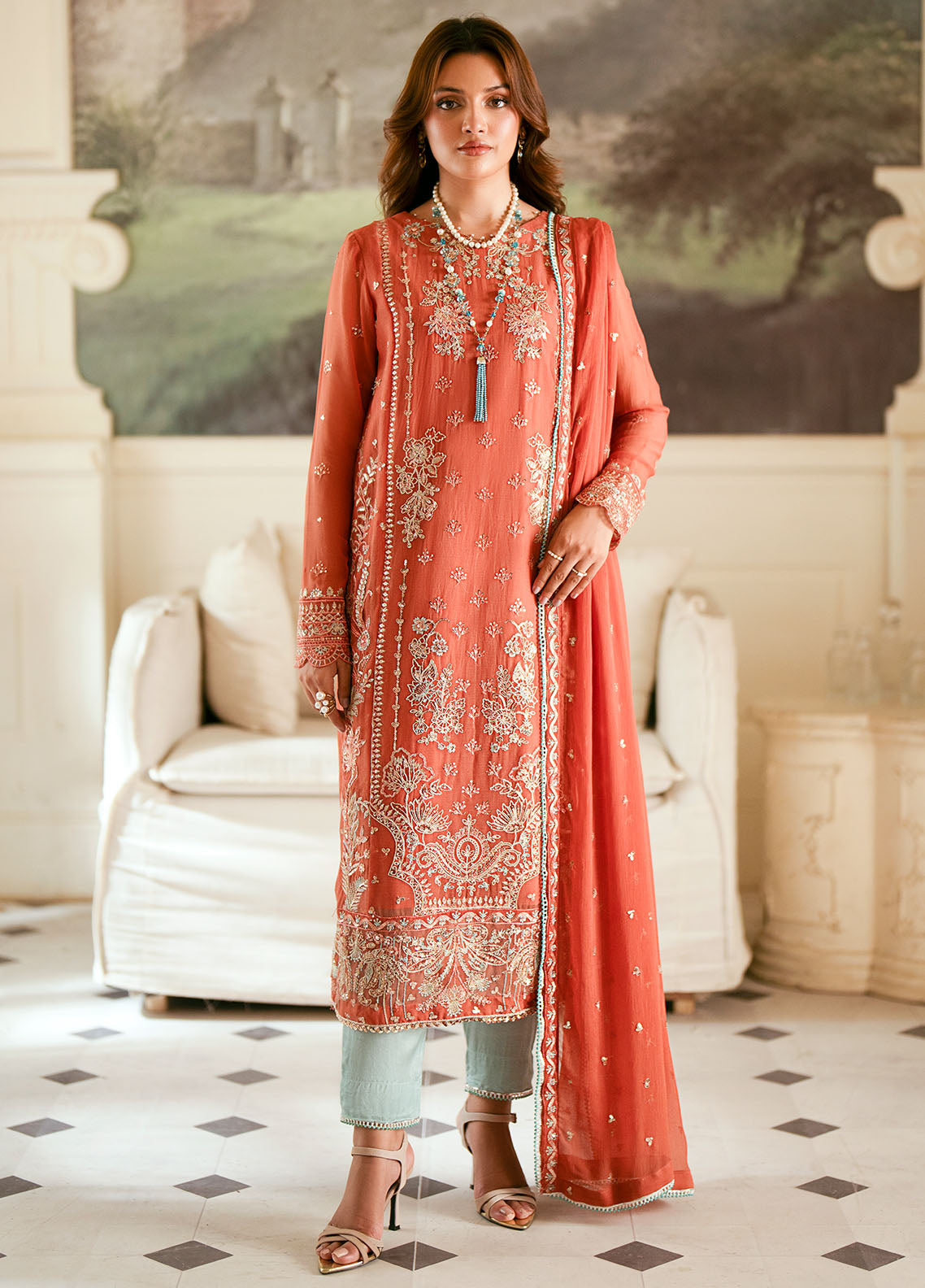EL-1806 Aragon - Elinor | Unstitched | 3 Piece