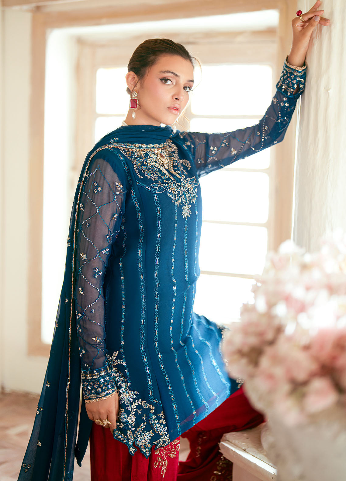 EL-1807 Megeve - Elinor | Unstitched | 3 Piece