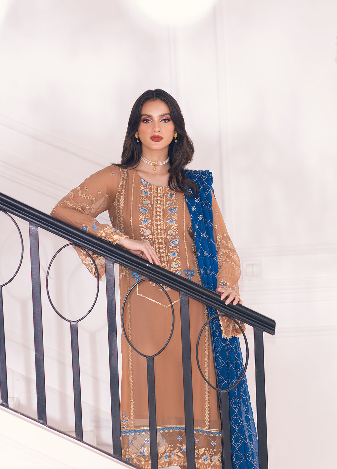 SAH-1002 Ivy - Ella Formals.. | Unstitched | 3 Piece