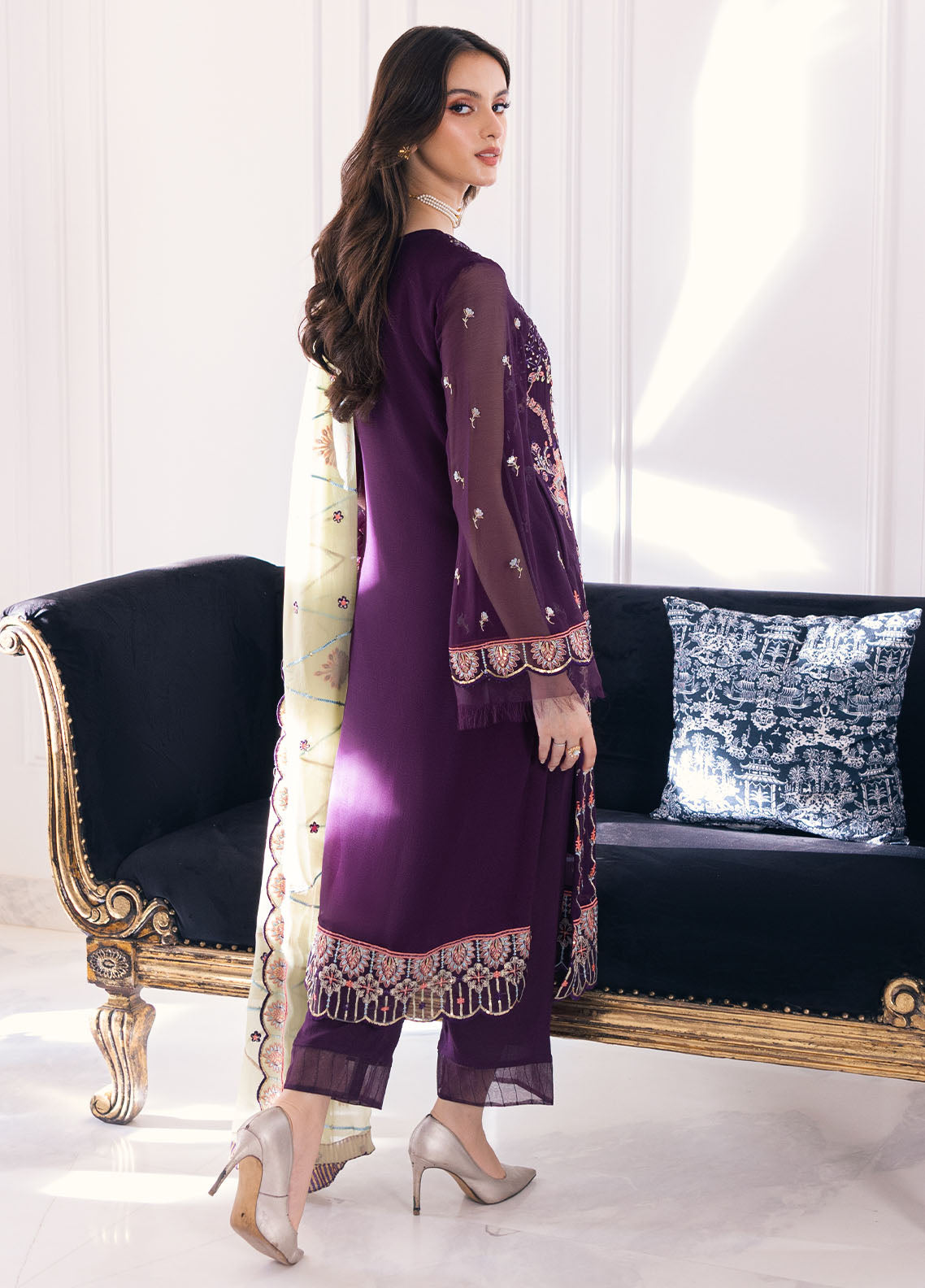 SAH-1004 Drizella - Ella Formals | Unstitched | 3 Piece
